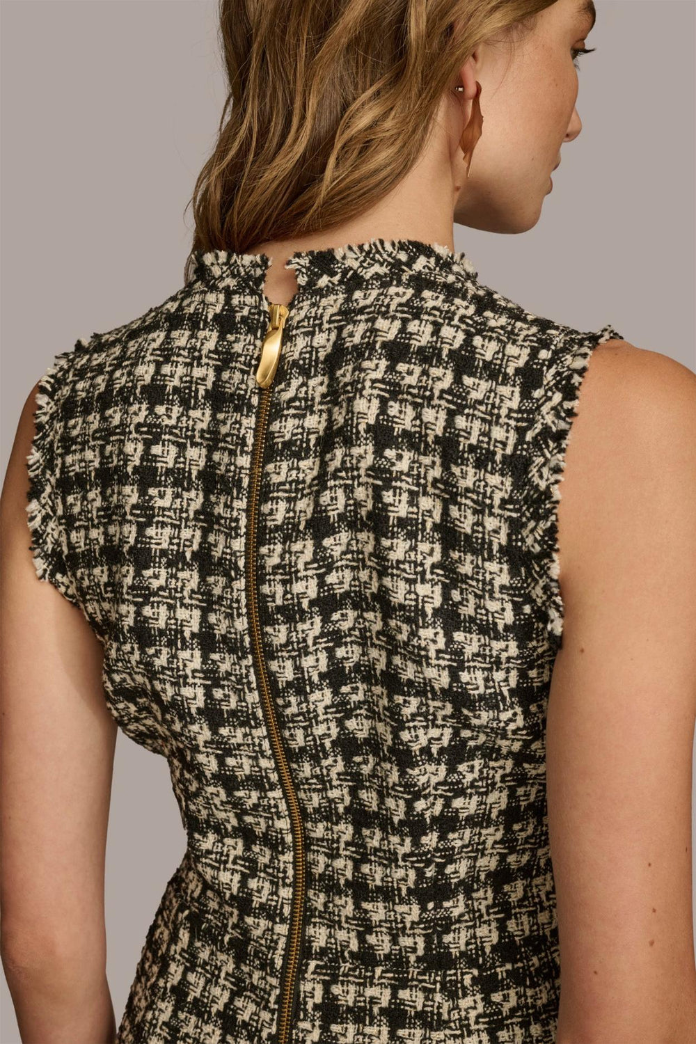 Donna Karan Dresses And Jumpsuits | Women TWEED SHEATH DRESS Black Multi