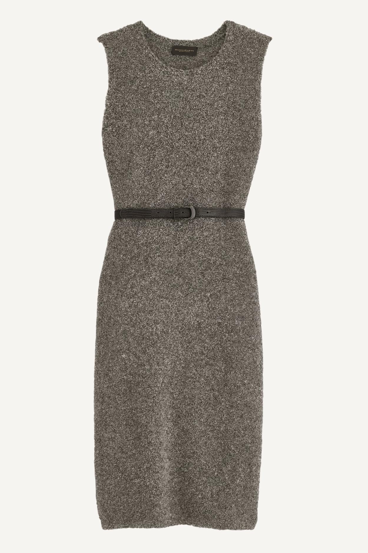Donna Karan Dresses And Jumpsuits | Women TWO PIECE SWEATER DRESS WITH BELT Tin Heather