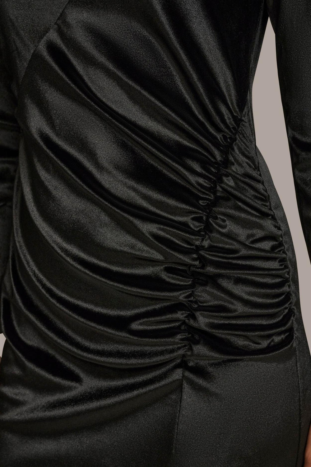 Donna Karan Dresses And Jumpsuits | Women VELVET ASYMMETRICAL NECK SHEATH DRESS Black