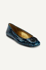 Donna Karan Flats And Loafers | Women KYLEE BALLET FLAT Oxide Blue