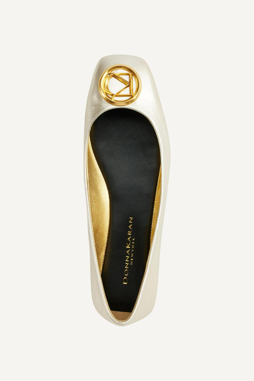 Donna Karan Flats And Loafers | Women KYLEE BALLET FLAT White/gold