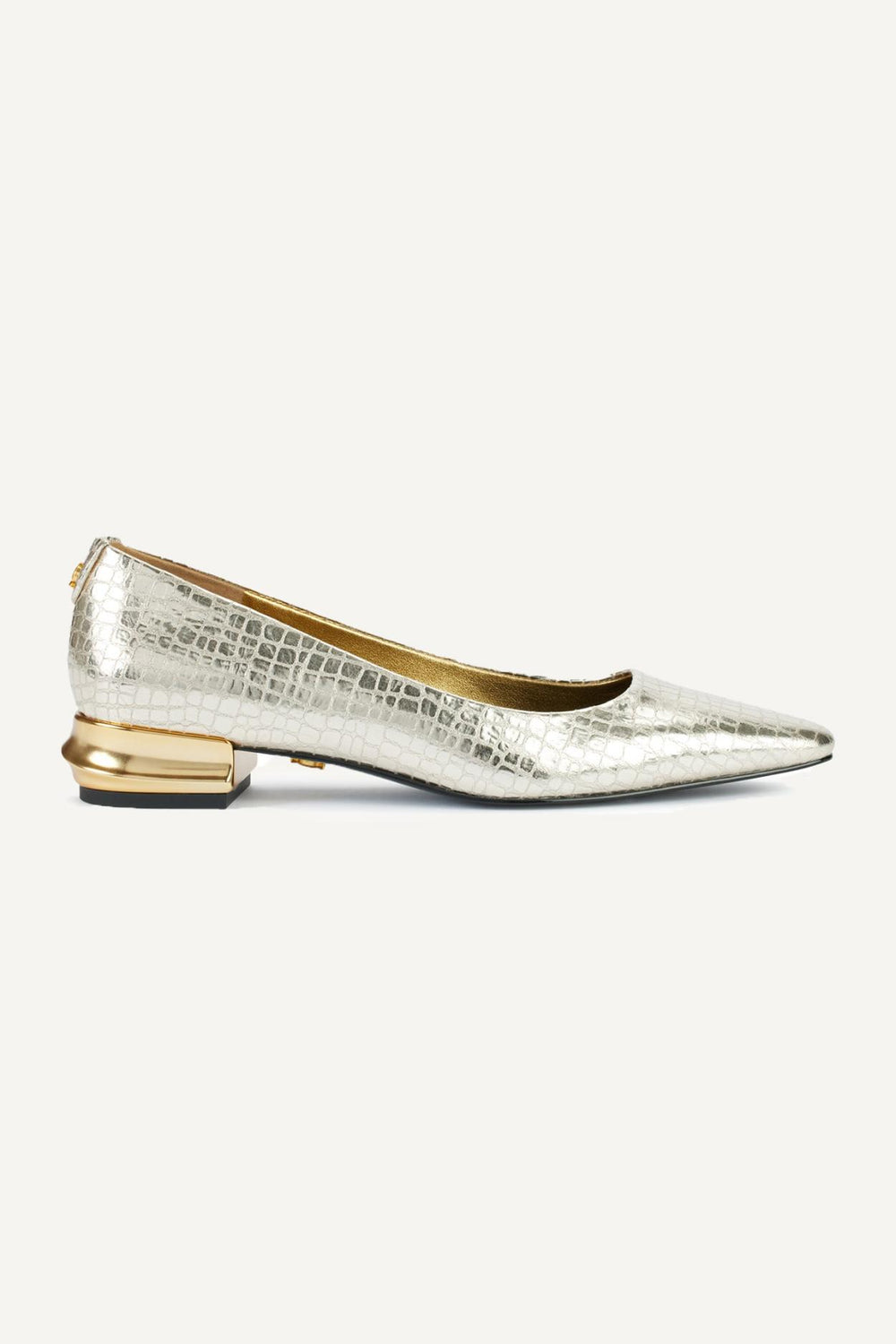 Donna Karan Flats And Loafers | Women SAVITA POINTED FLAT White Gold