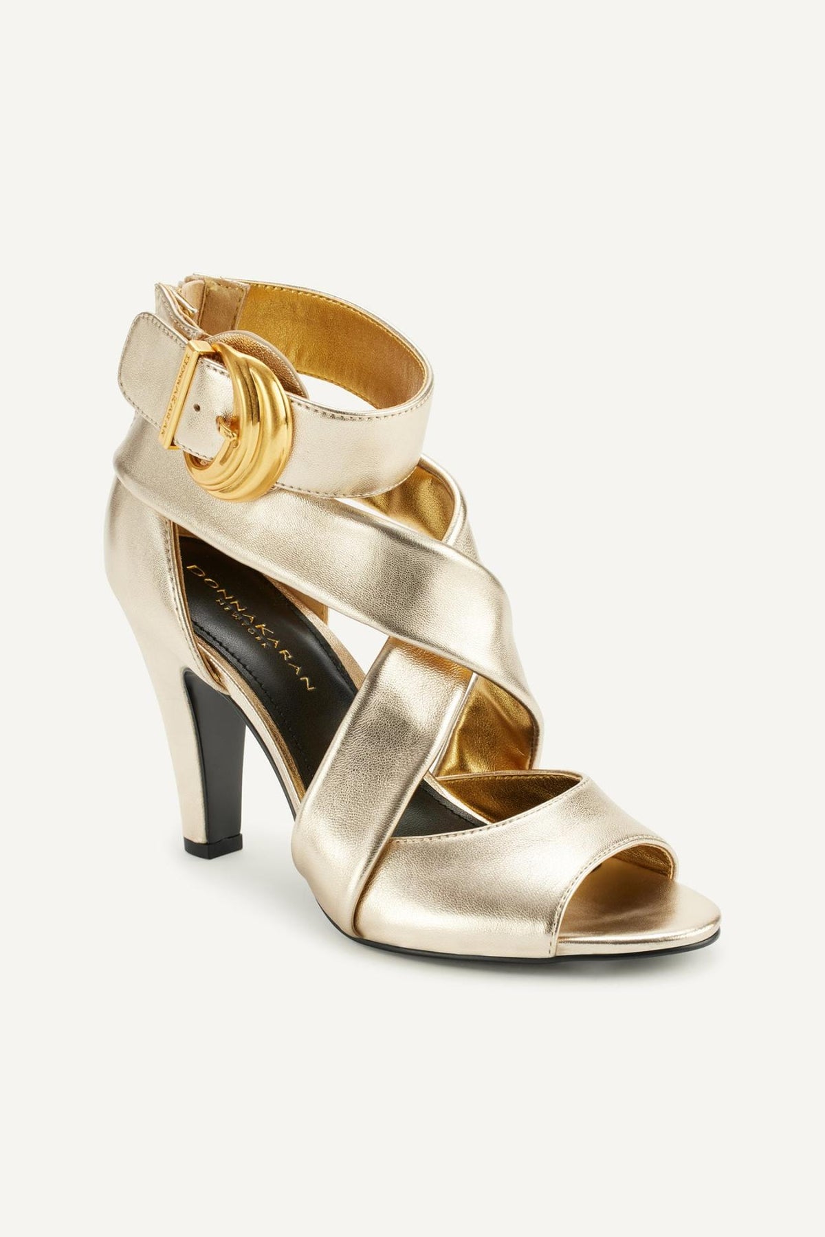 Donna Karan Heels And Wedges | Women CLARI STRAPPY SANDAL White Gold