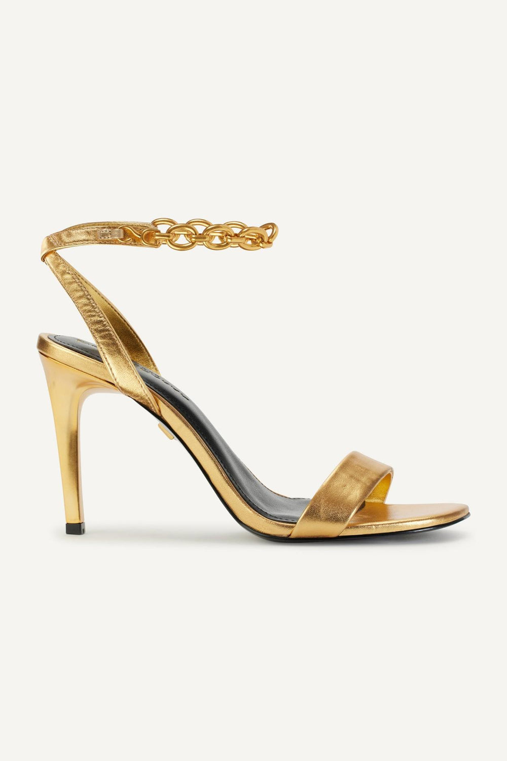 Donna Karan Heels And Wedges | Women CORIN CHAIN ANKLE STRAP SANDAL Gold