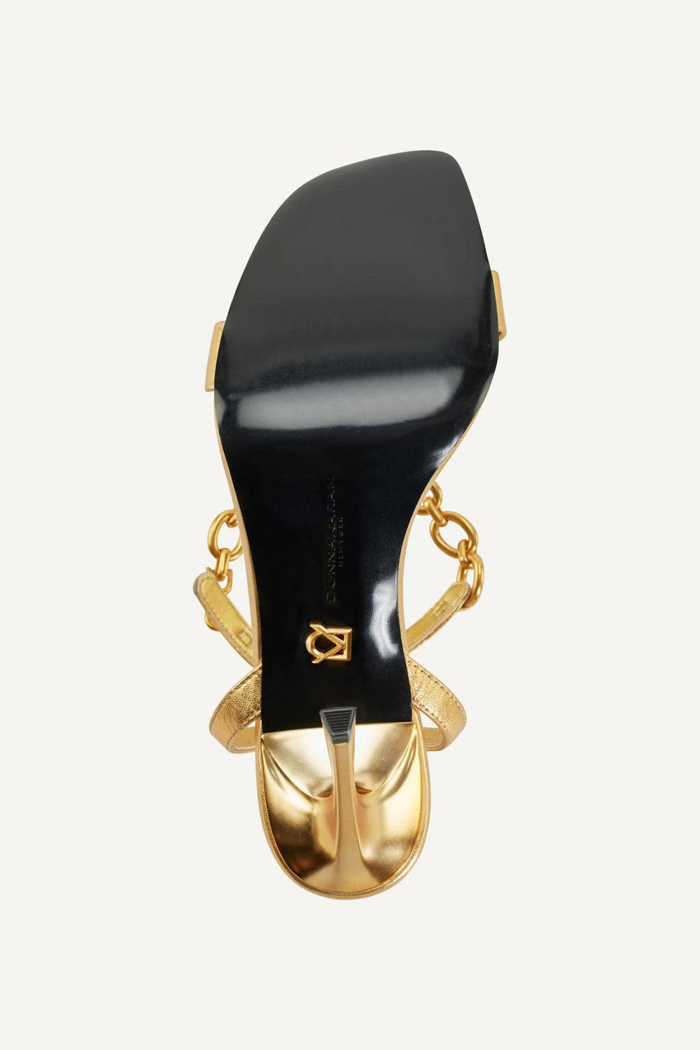 Donna Karan Heels And Wedges | Women CORIN CHAIN ANKLE STRAP SANDAL Gold