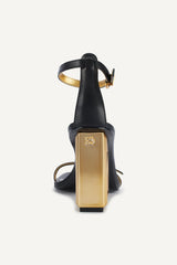 Donna Karan Heels And Wedges | Women DK ANKLE STRAP SANDAL Black