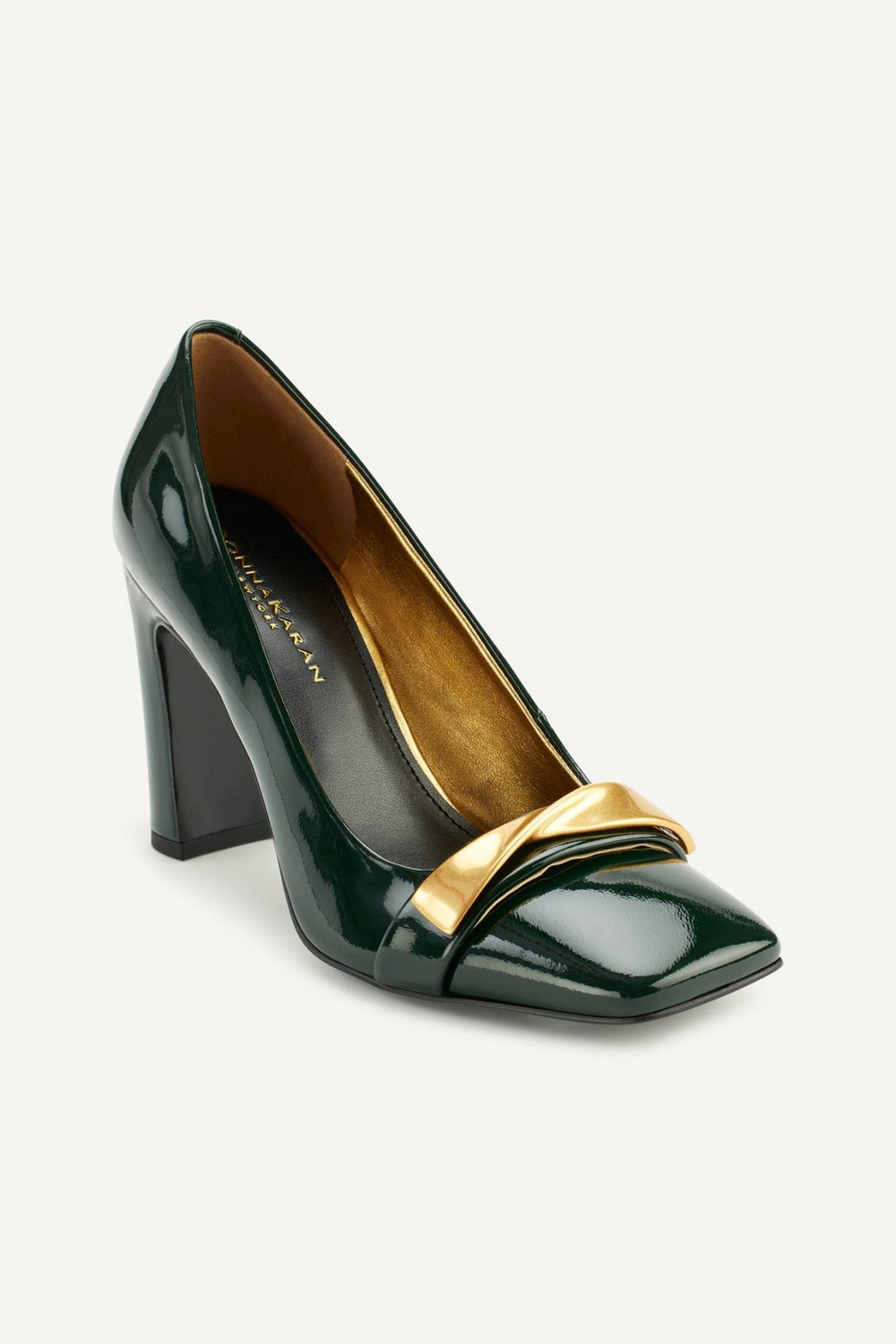 Donna Karan Heels And Wedges | Women SABINA SQUARE TOE PUMP Forest Green