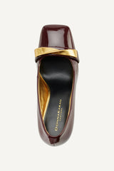 Donna Karan Heels And Wedges | Women SABINA SQUARE TOE PUMP Wine