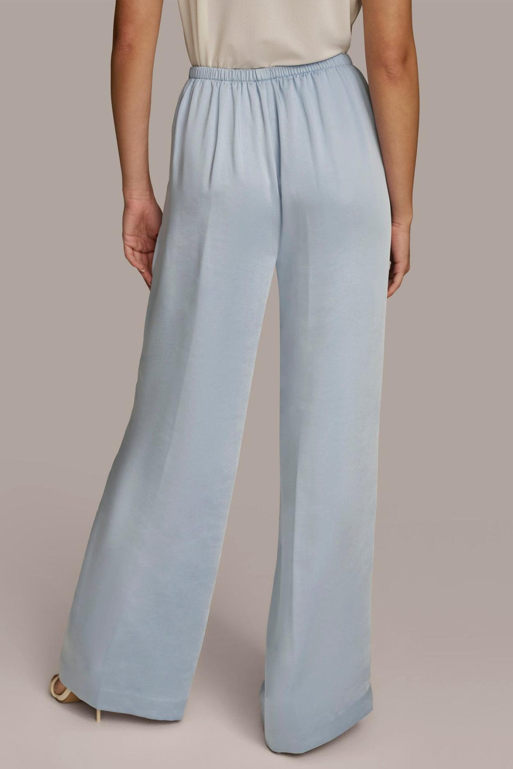 Donna Karan Pants | Women FLAT FRONT WIDE LEG PANT Glacial Blue