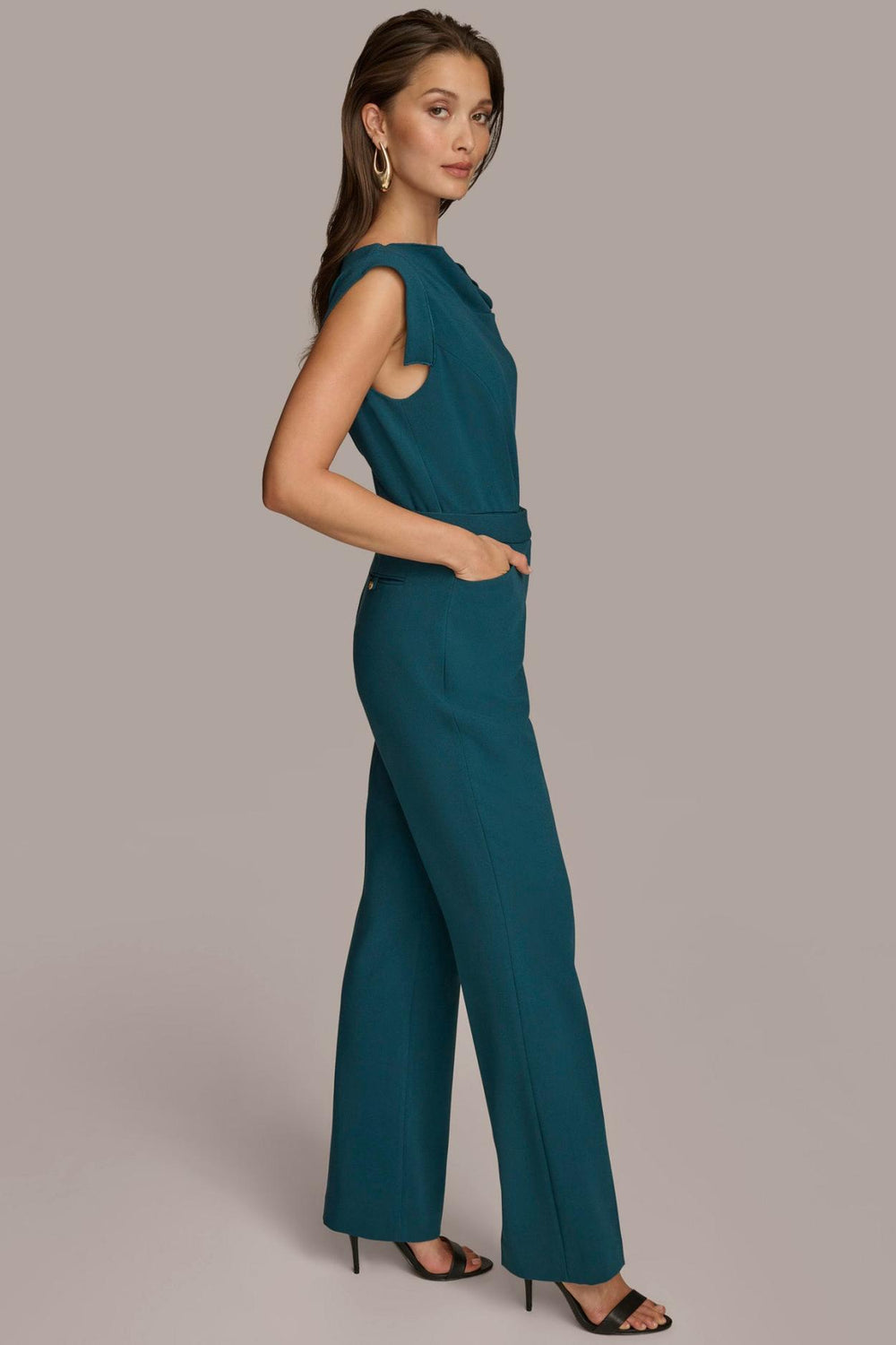 Donna Karan Pants | Women MID-RISE STRAIGHT LEG PANT Peacock