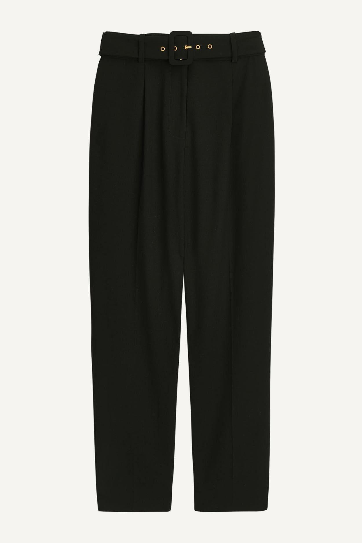 Donna Karan Pants | Women PLEATED PANT WITH BELT Black