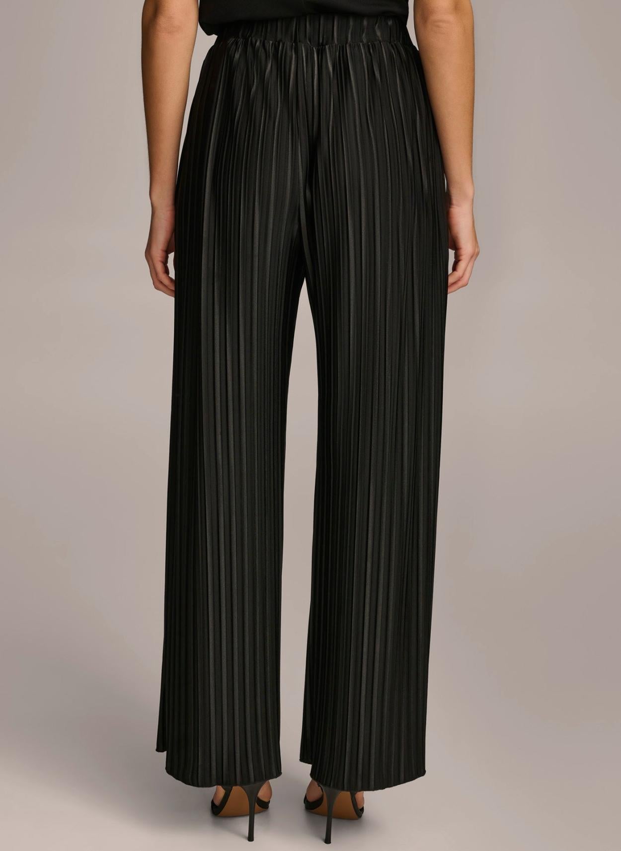 Donna Karan Pants | Women PLEATED PULL ON PANT Black