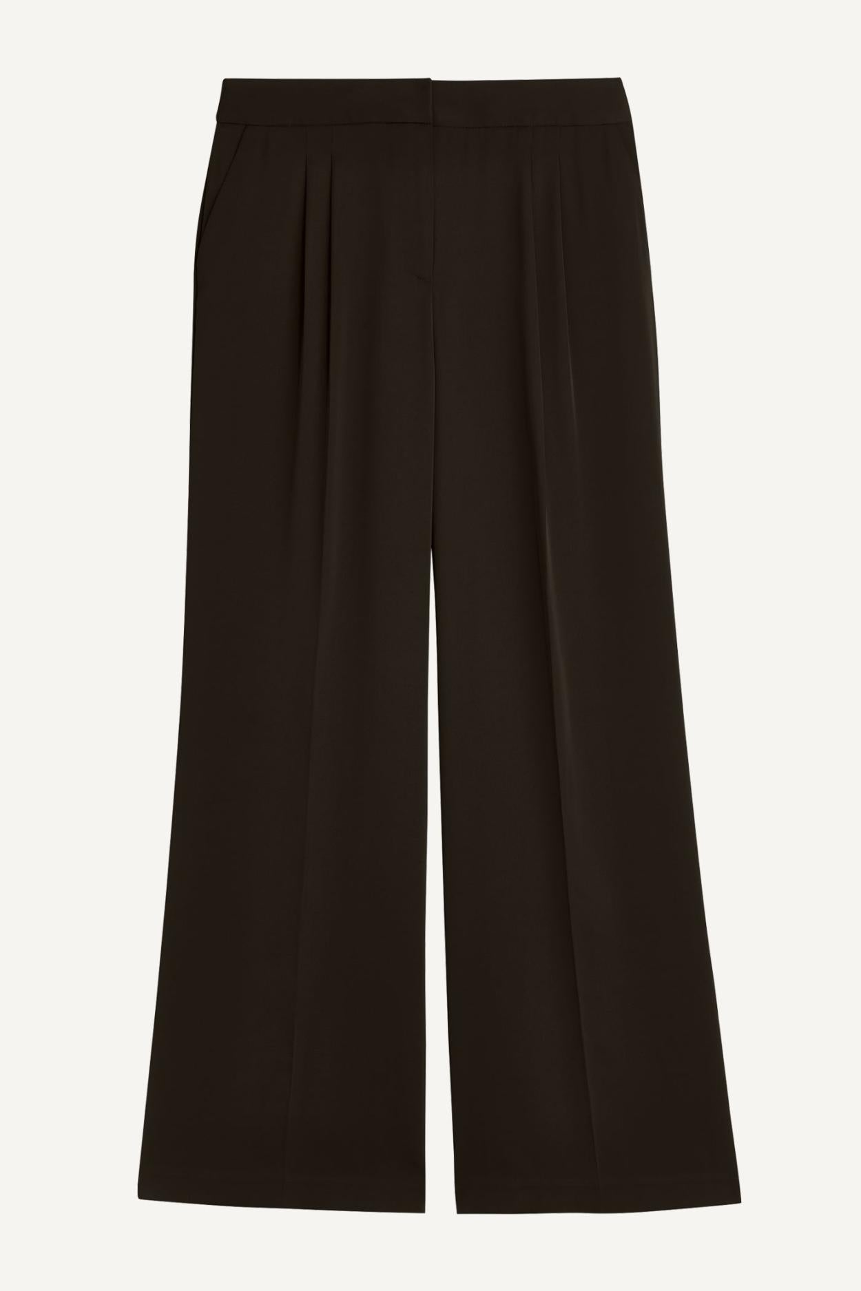 Donna Karan Pants | Women PLEATED WIDE LEG PANT Black