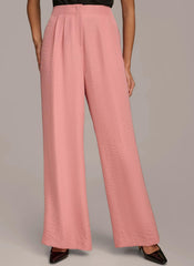 Donna Karan Pants | Women PLEATED WIDE LEG PANT Tourmaline