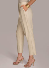 Donna Karan Pants | Women PULL ON TROUSER WITH PLEATS Beige