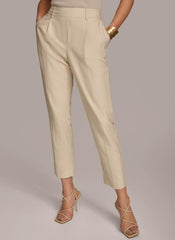 Donna Karan Pants | Women PULL ON TROUSER WITH PLEATS Beige