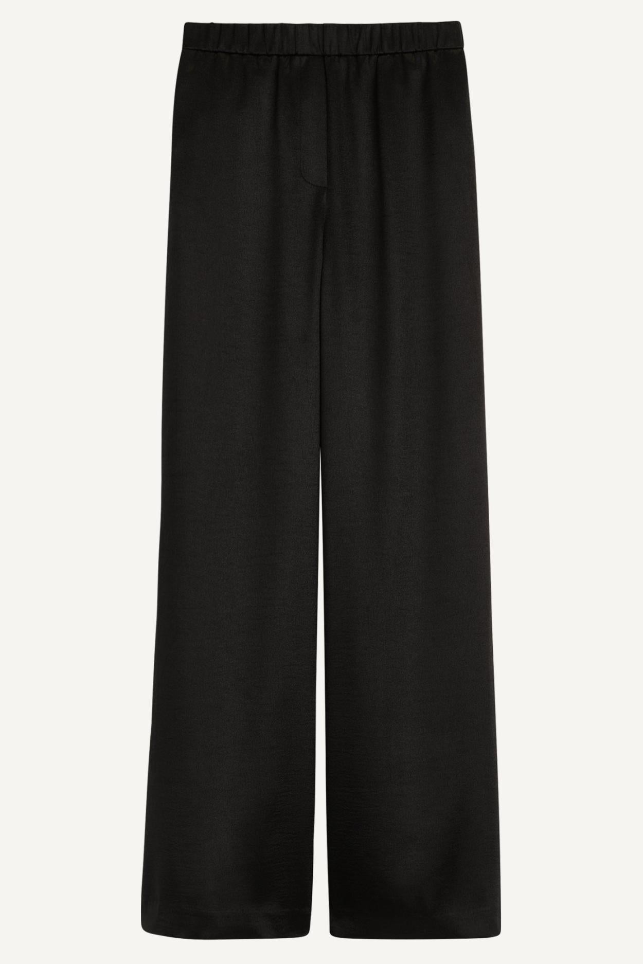 Donna Karan Pants | Women PULL-ON WIDE LEG TROUSER Black