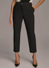 Donna Karan Pants | Women SLIM LEG ANKLE LENGTH PANT Black