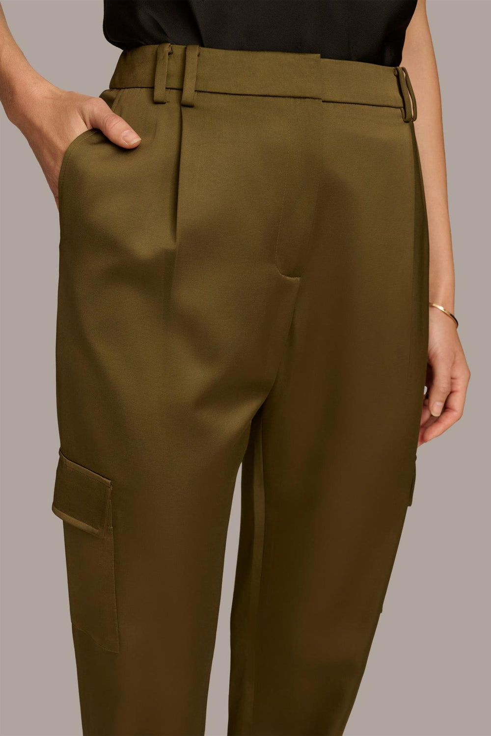 Donna Karan Pants | Women STRAIGHT LEG CARGO PANT Beech