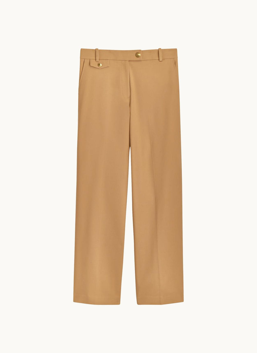 Donna Karan Pants | Women STRAIGHT LEG TROUSER WITH TAB WAIST DETAIL Fawn