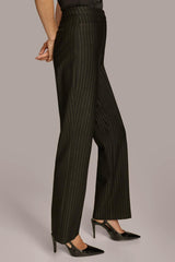 Donna Karan Pants | Women STRAIGHT PINSTRIPE PANT Black