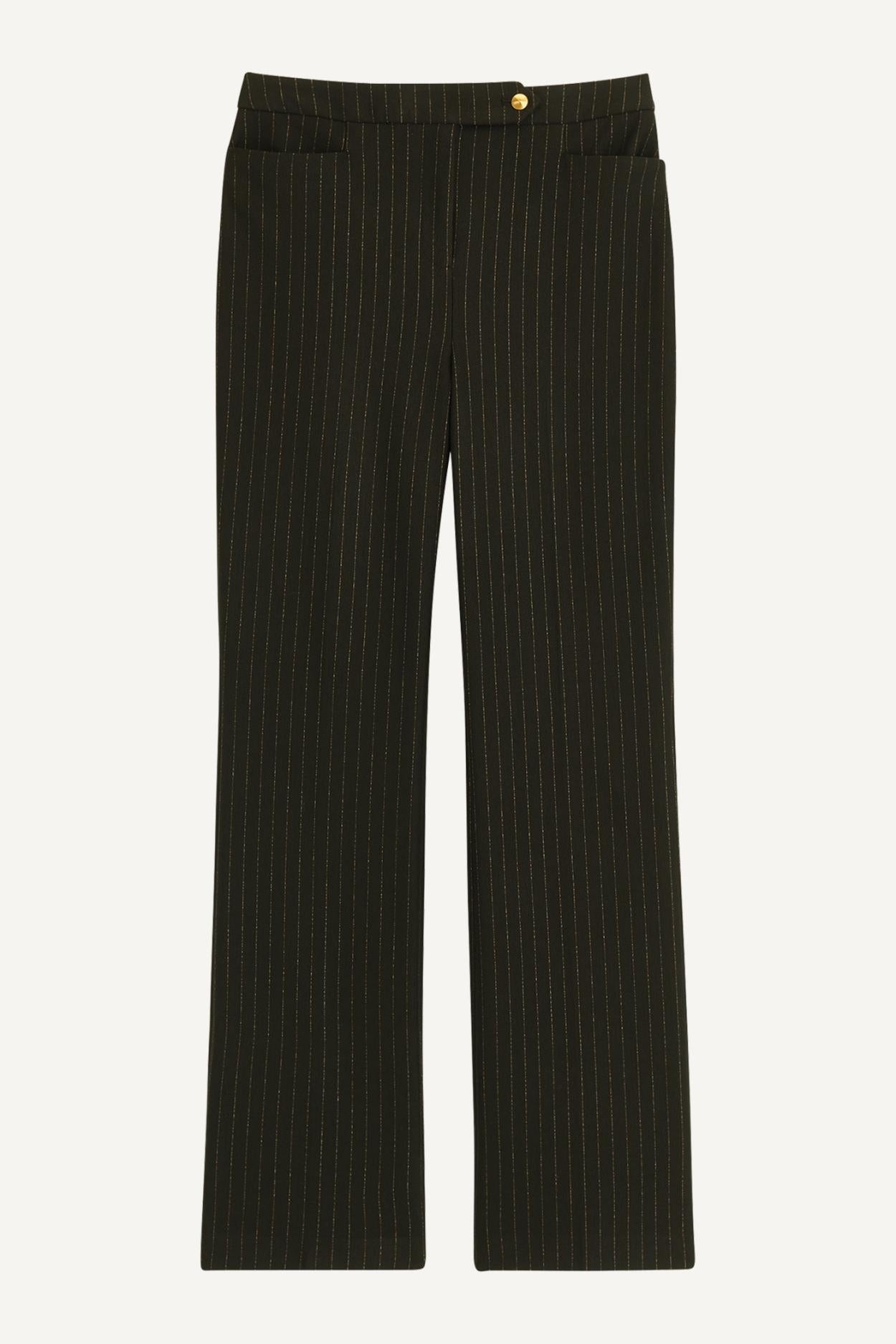 Donna Karan Pants | Women STRAIGHT PINSTRIPE PANT Black