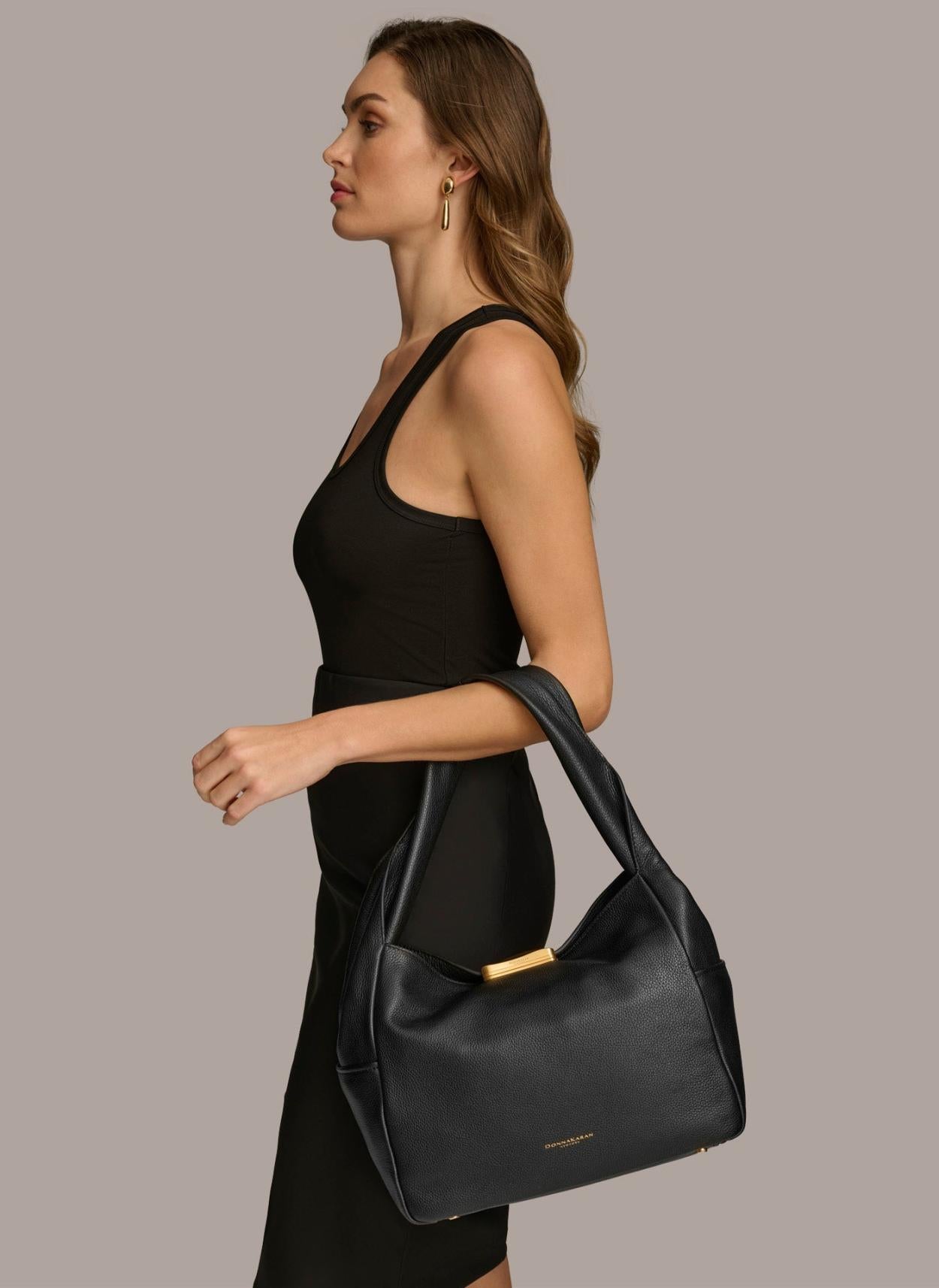 Donna Karan Shoulder And Hobo Bags | Women AMAGANSETT SHOULDER BAG Black
