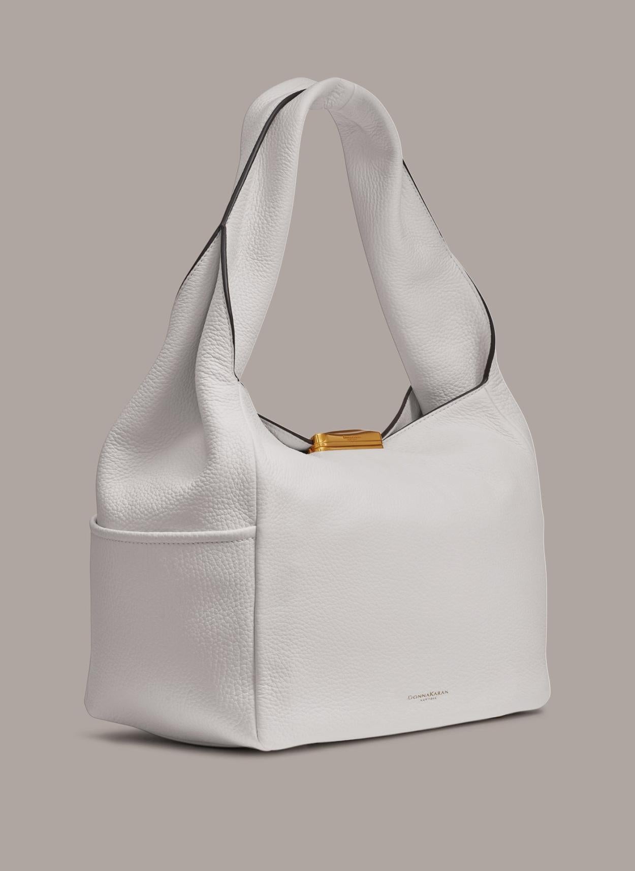 Donna Karan Shoulder And Hobo Bags | Women AMAGANSETT SHOULDER BAG Brilliant White
