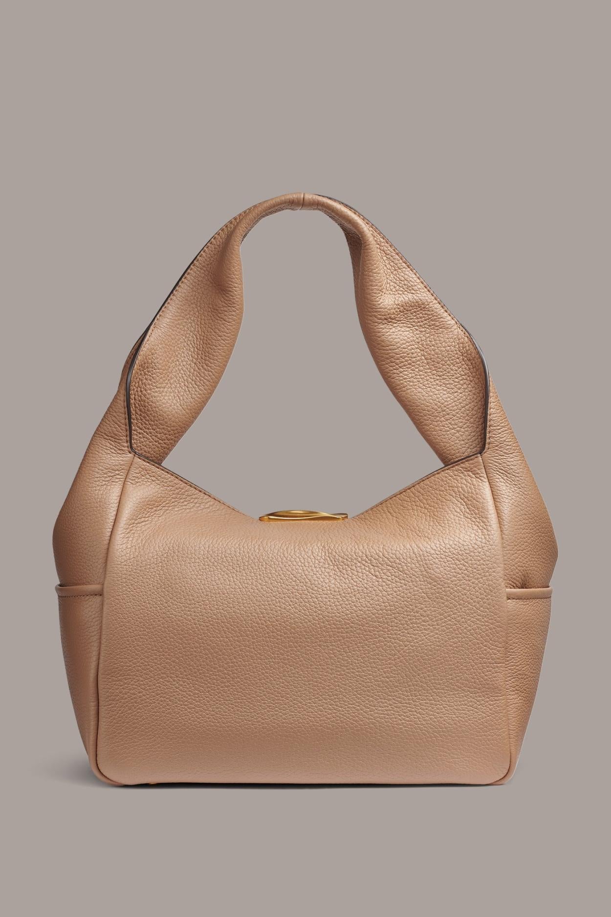 Donna Karan Shoulder And Hobo Bags | Women AMAGANSETT SHOULDER BAG Toasted Almond