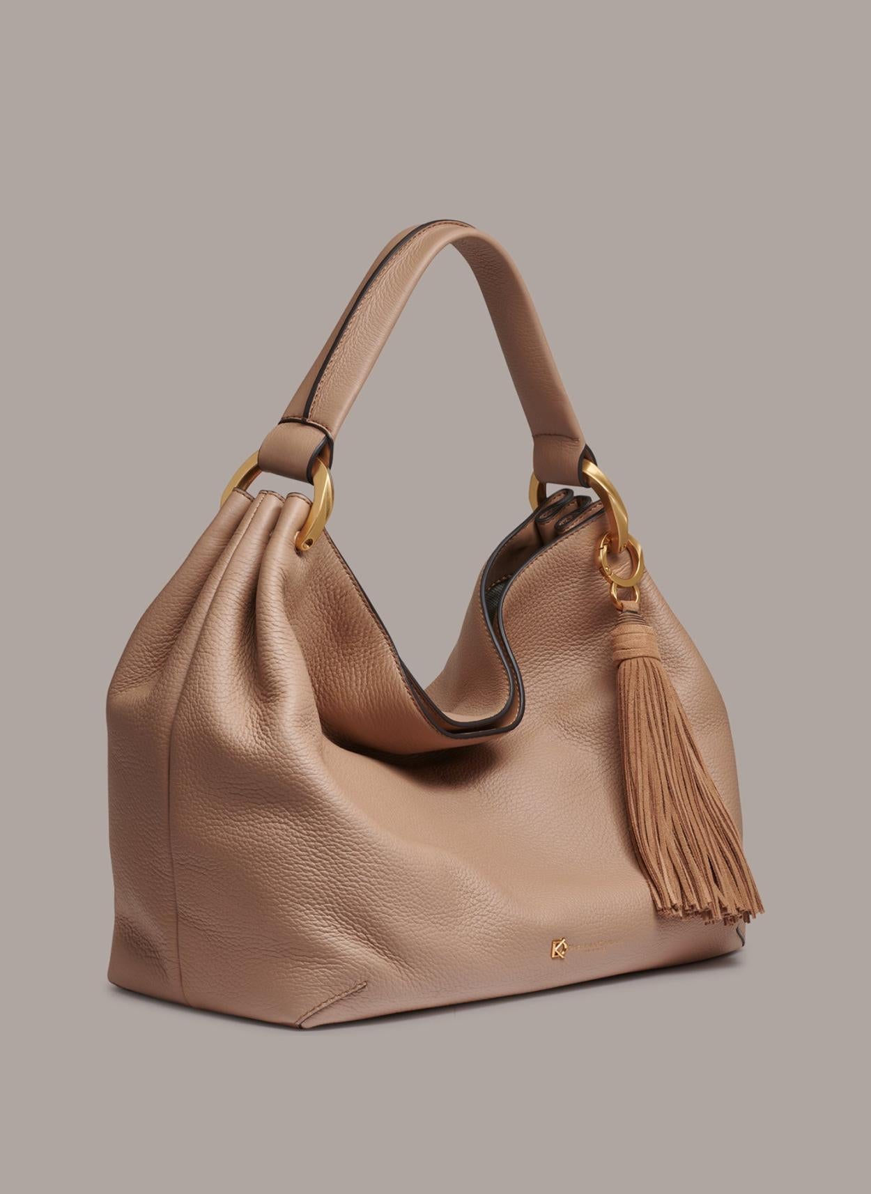 Donna Karan Shoulder And Hobo Bags | Women GLENWOOD SHOULDER BAG Fawn