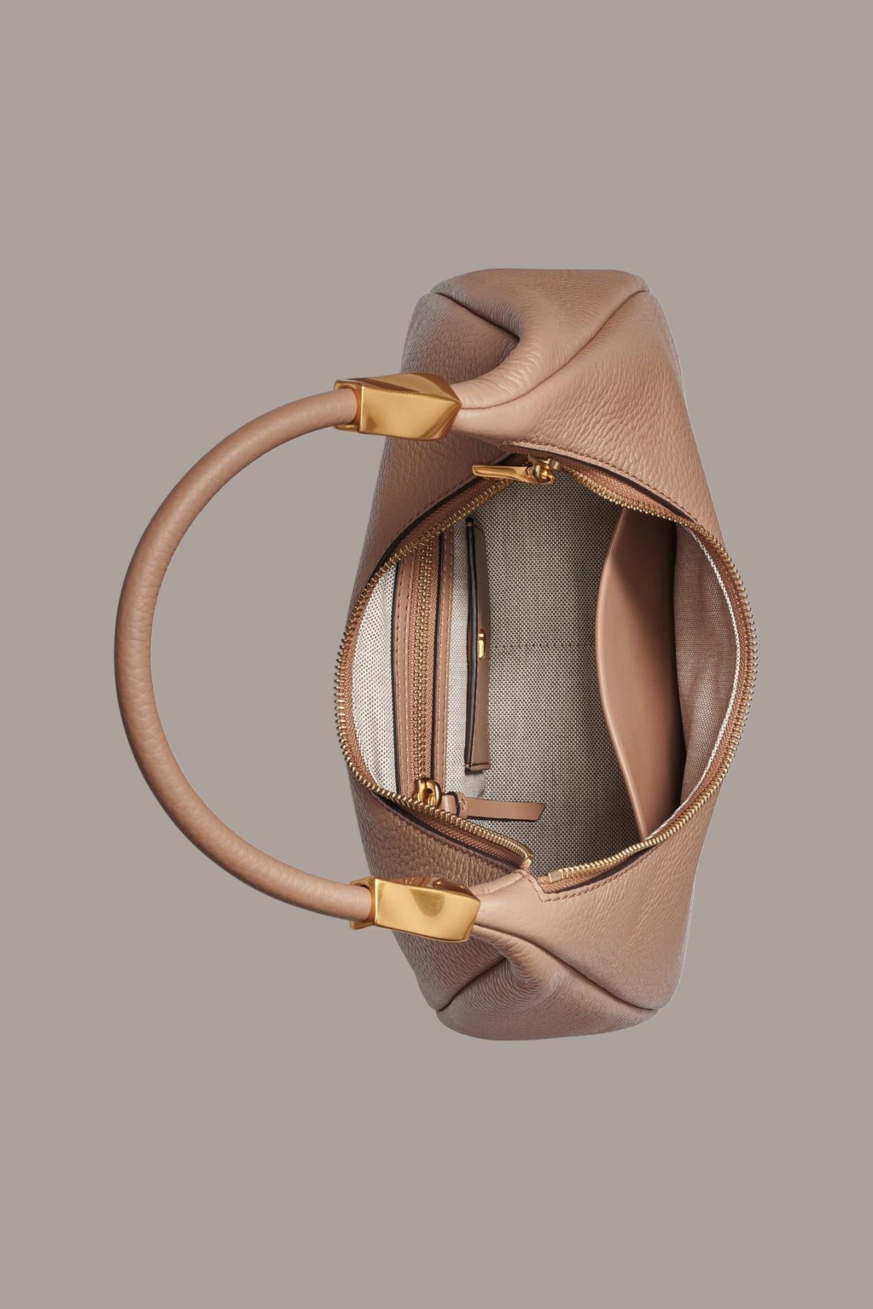 Donna Karan Shoulder And Hobo Bags | Women QUOGUE SMALL HOBO BAG Toasted Almond