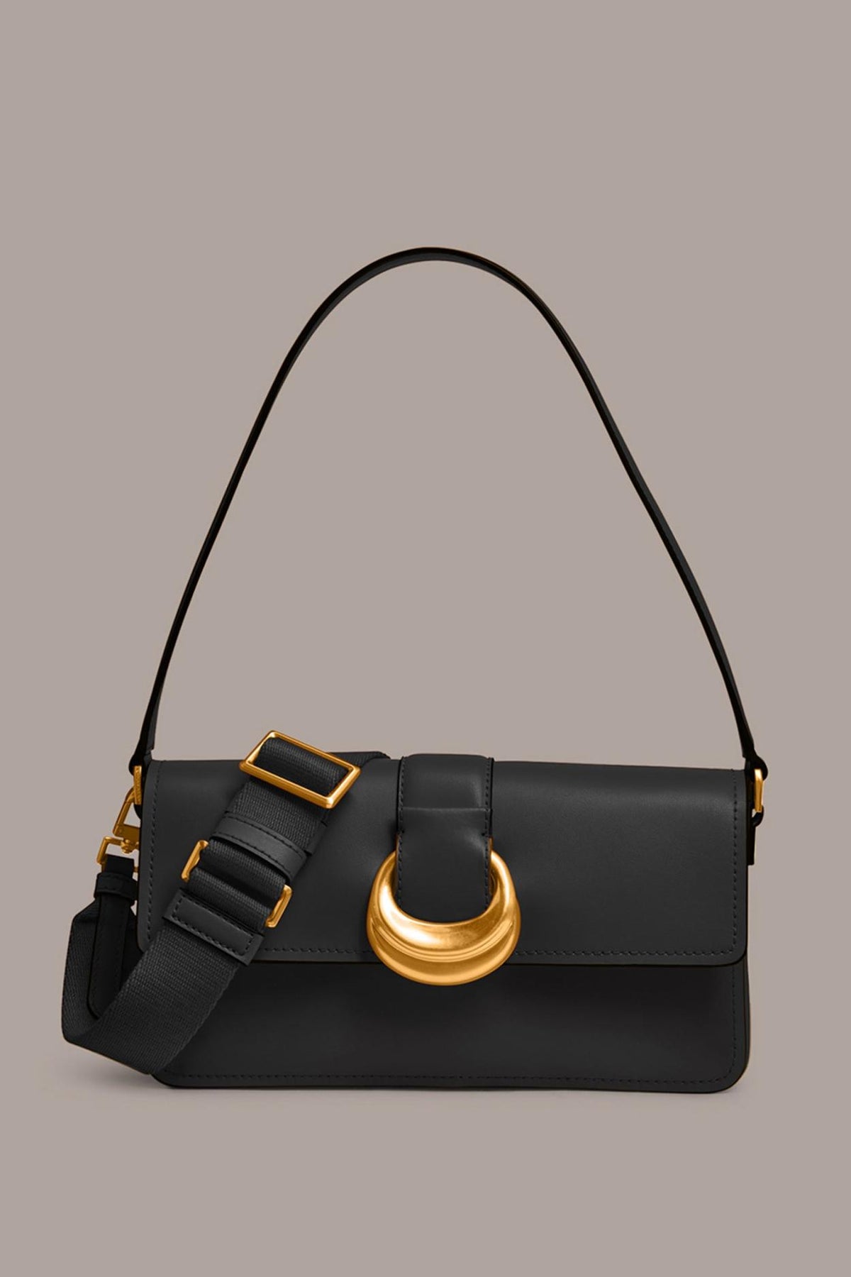 Donna Karan Shoulder And Hobo Bags | Women VALLEY STREAM SHOULDER Black/gold