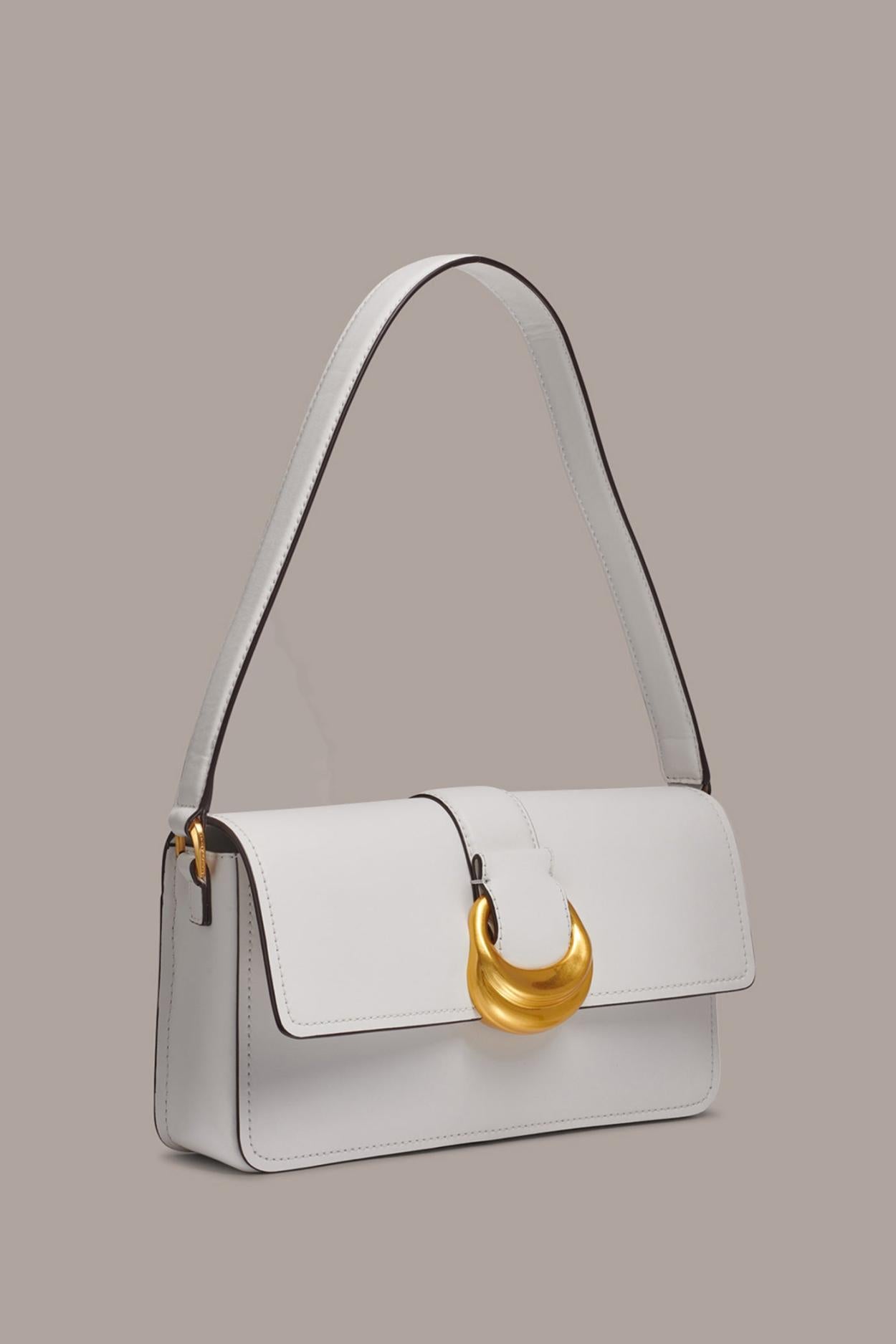 Donna Karan Shoulder And Hobo Bags | Women VALLEY STREAM SHOULDER Brilliant White