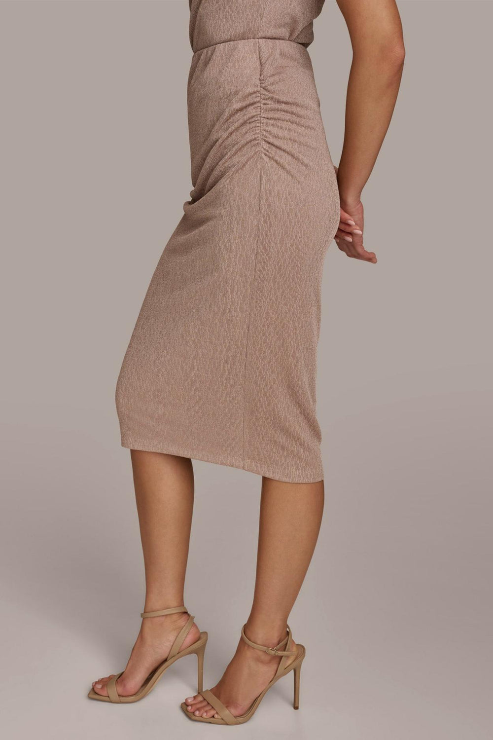 Donna Karan Skirts | Women CRINKLE RUCHED SKIRT Mink
