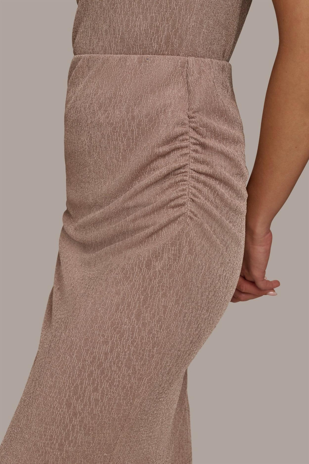 Donna Karan Skirts | Women CRINKLE RUCHED SKIRT Mink