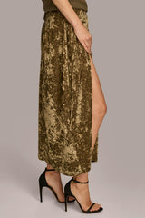 Donna Karan Skirts | Women DISTRESSED VELVET SKIRT Beech