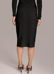 Donna Karan Skirts | Women RUCHED SKIRT Black