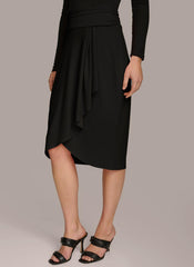 Donna Karan Skirts | Women RUCHED SKIRT Black