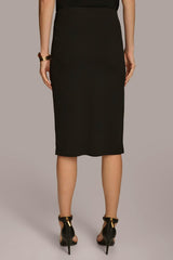 Donna Karan Skirts | Women SKIRT WITH GOLD PAINT PRINT Black