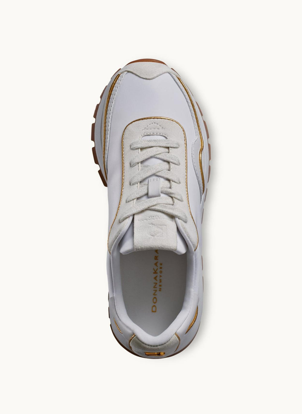 Donna Karan Sneakers | Women BINX LACE UP SNEAKER Cream