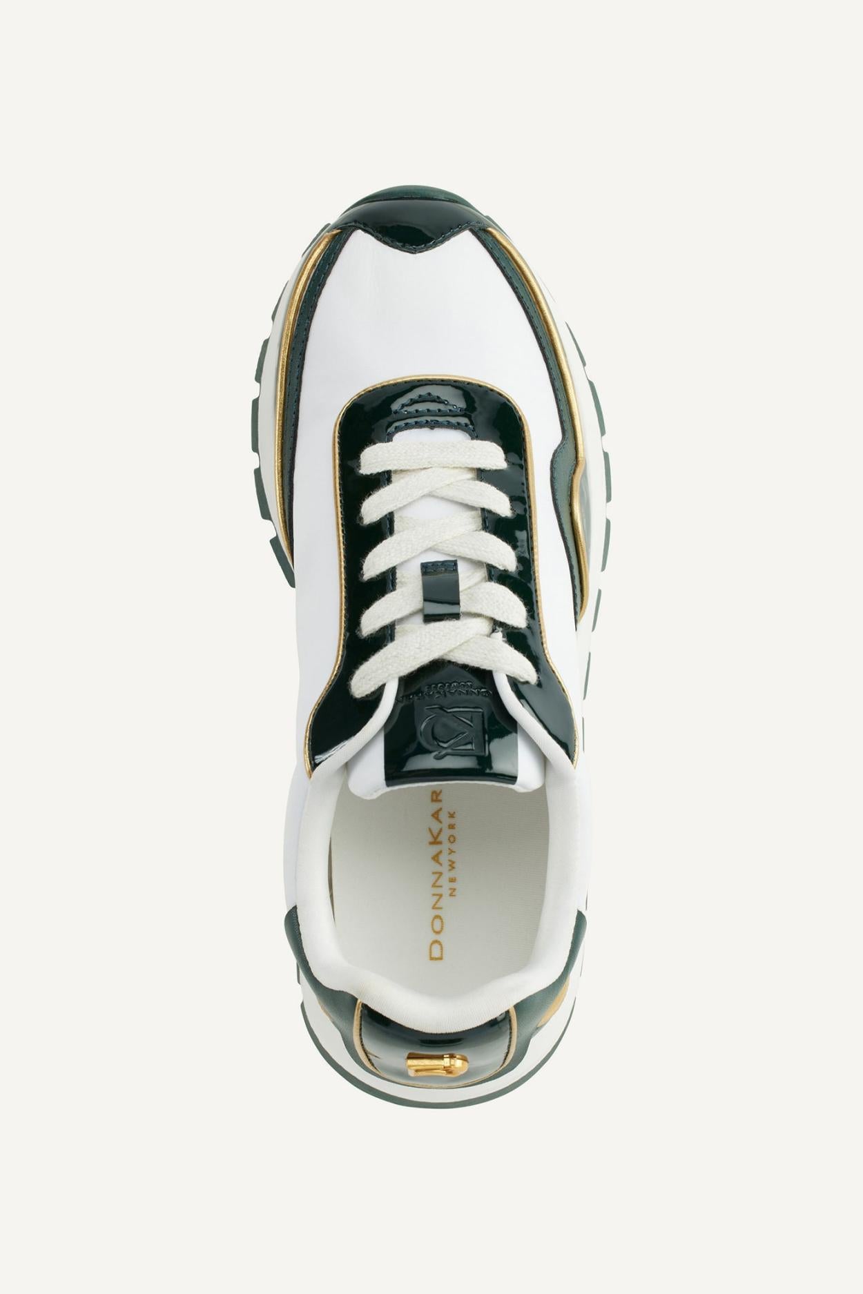 Donna Karan Sneakers | Women BINX LACE UP SNEAKER White/forest Green