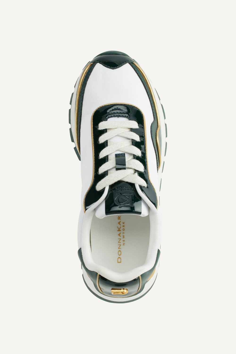 Donna Karan Sneakers | Women BINX LACE UP SNEAKER White/forest Green