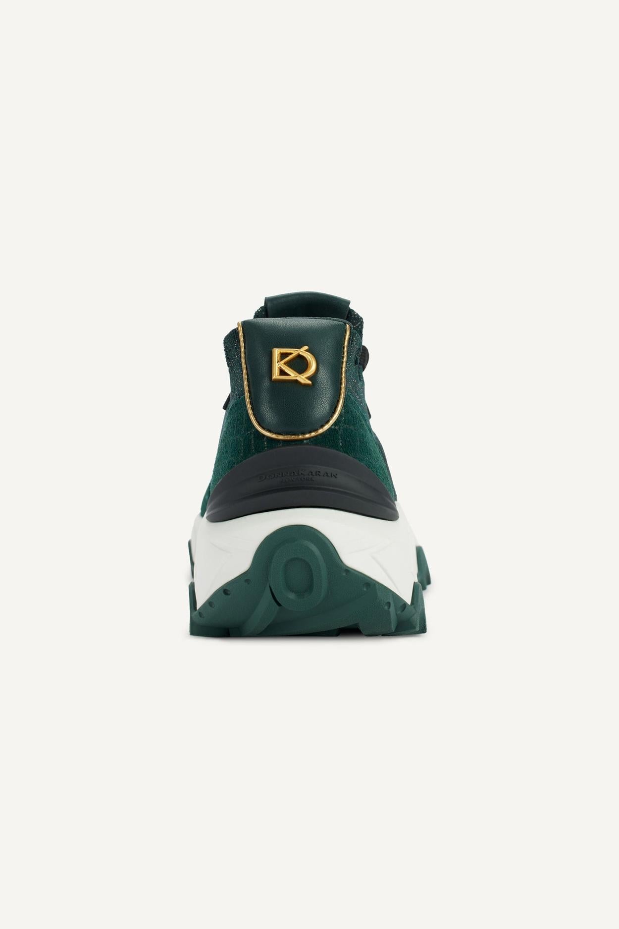 Donna Karan Sneakers | Women BRANTLEY LACE UP WEDGE SNEAKER Forest Green