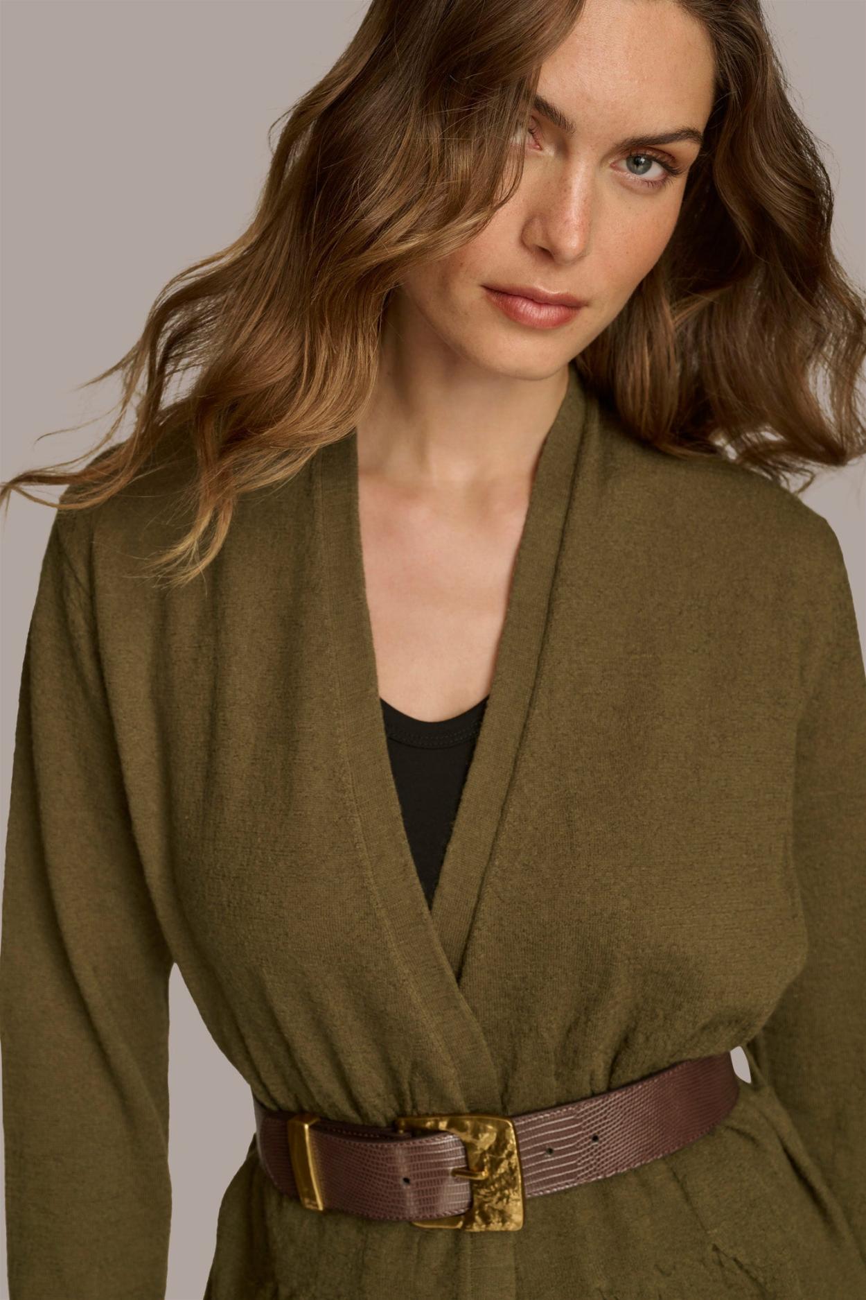 Donna Karan Sweaters And Tops | Women BELTED SWEATER Beech