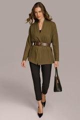 Donna Karan Sweaters And Tops | Women BELTED SWEATER Beech
