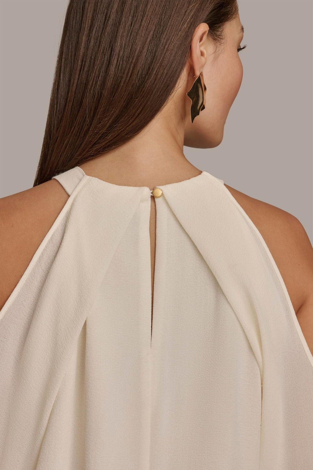 Donna Karan Sweaters And Tops | Women COLD SHOULDER TOP Ivory