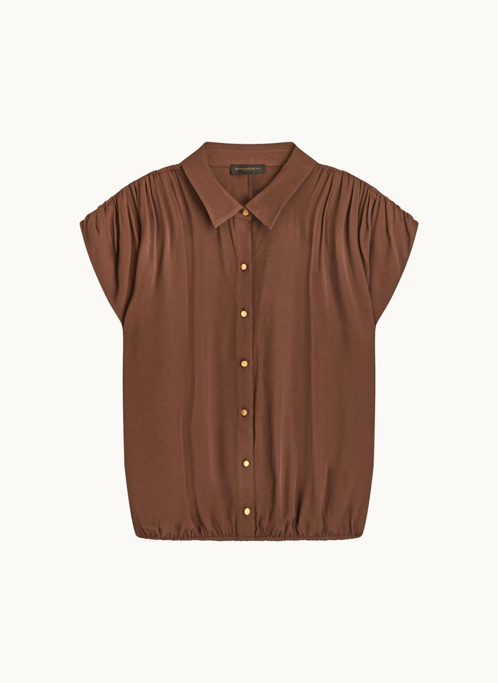 Donna Karan Sweaters And Tops | Women ELASTIC HEM BLOUSE Canyon