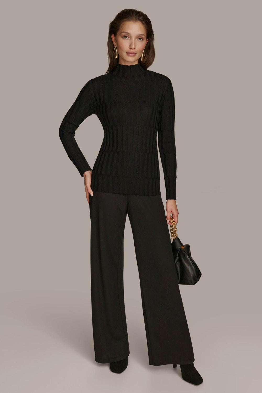Donna Karan Sweaters And Tops | Women MERINO WOOL SWEATER Black
