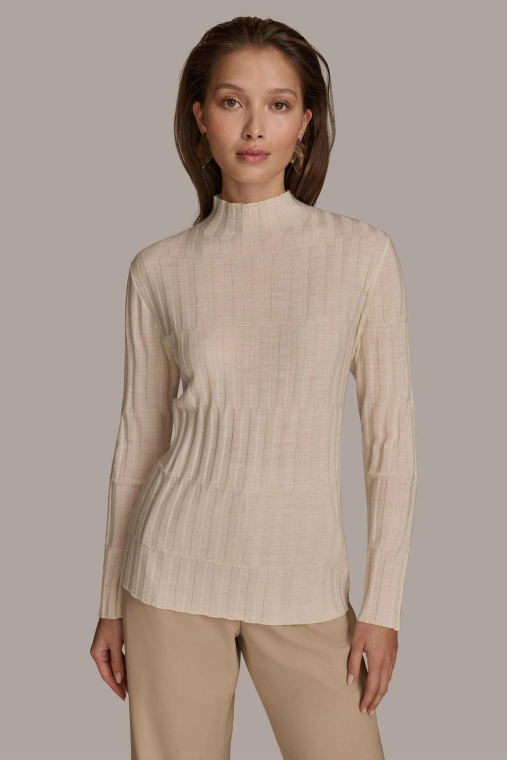 Donna Karan Sweaters And Tops | Women MERINO WOOL SWEATER Ivory