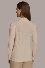 Donna Karan Sweaters And Tops | Women MERINO WOOL SWEATER Ivory